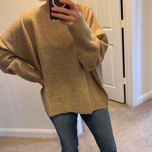 ⭐️VINCE CAMUTO ⭐️LATTE HEATHER
Long Sleeve Extend Shoulder Sweater XXL
